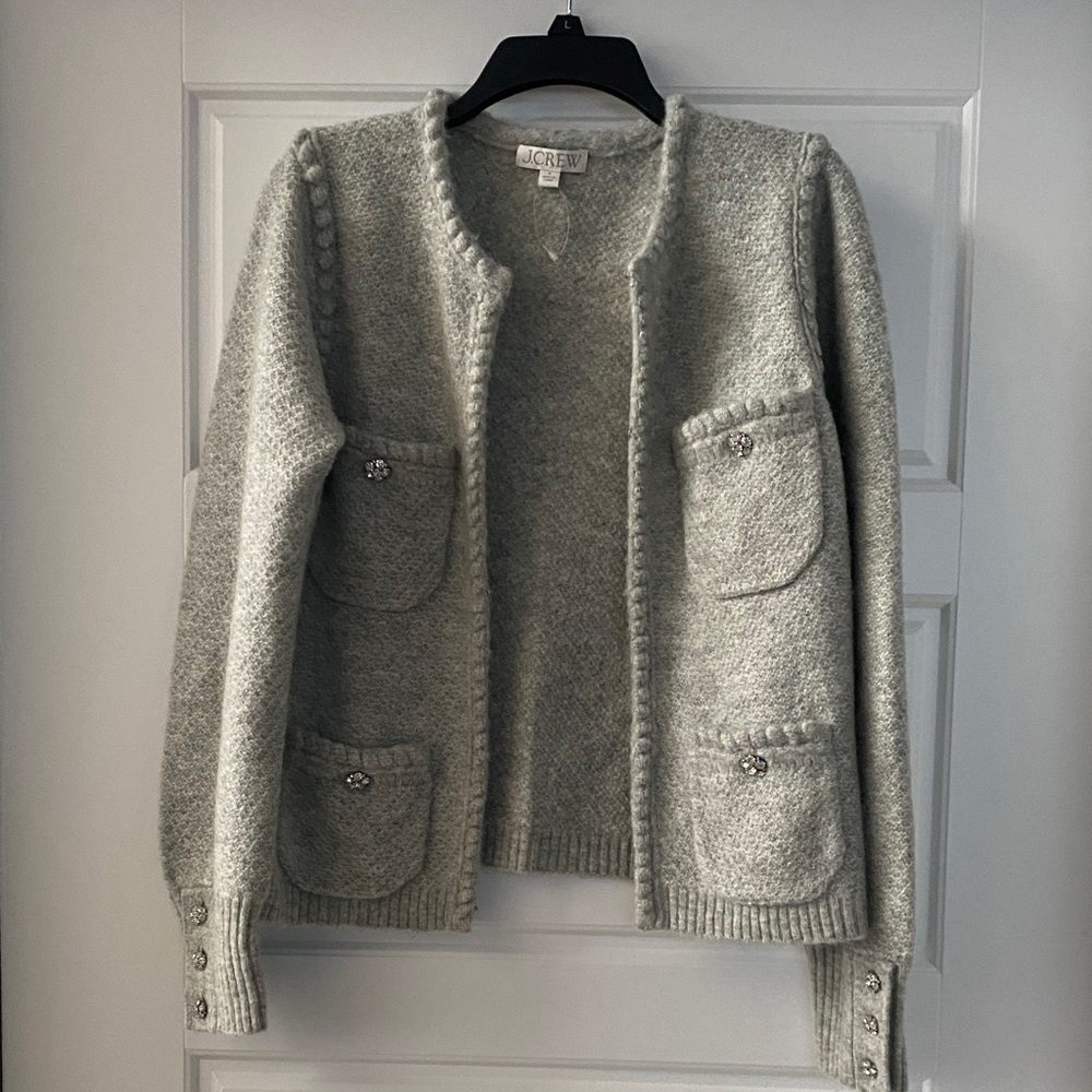 J. Crew Light Gray Women's Cardigan
